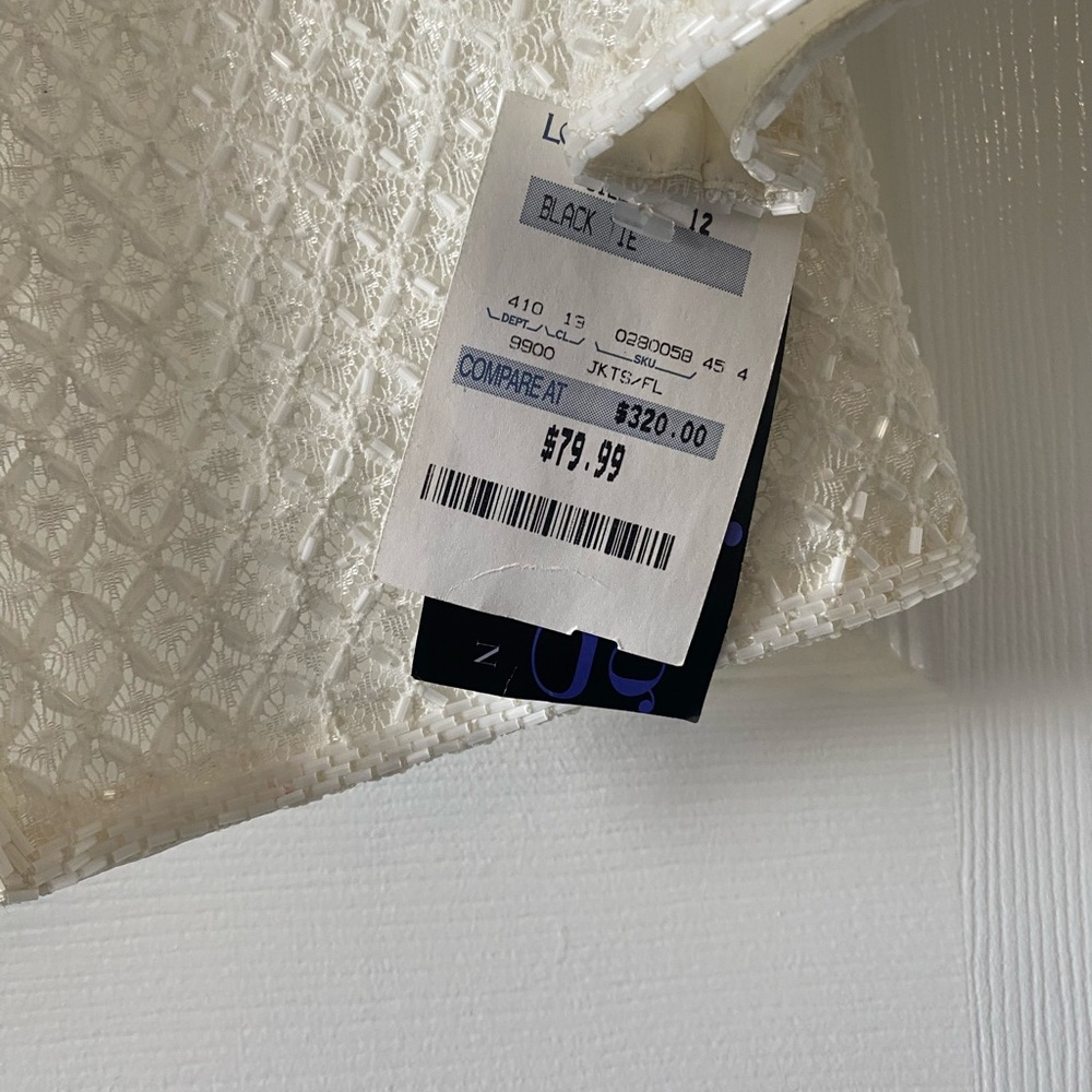 BlackTie Oleg Cassini Beaded Sweater